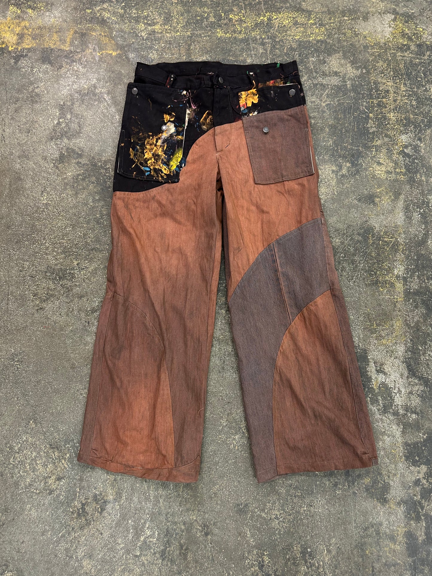 Bleu Baggy Jeans